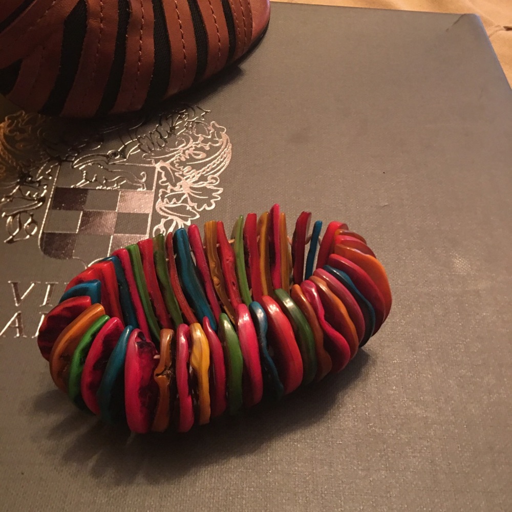 Chunky Bracelet Multi-Colored - Picture 2 of 3